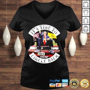 VLadies Donald Trump its time to circle back shirt