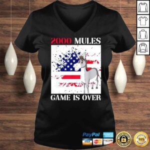 VLadies Donkey 2000 Mules Game is Over Election Shirt