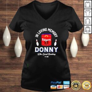 VLadies Donny Who Loved Bowling shirt