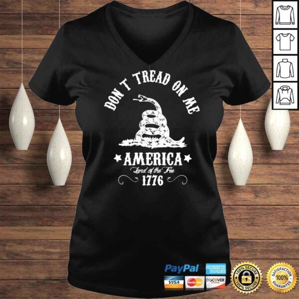 Dont Tread On Me America Land Of The Tree 1776 TShirt - Image 2