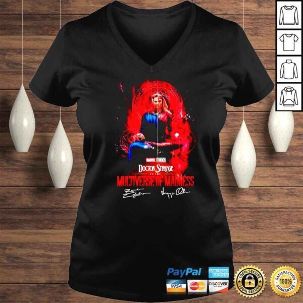 Dr Strange and Scarlet Witch Doctor Strange in the Multiverse of Madness signature shirt - Image 2