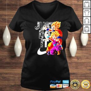 VLadies Dragon Ball Z Goku And Gohan Kamehameha Just Do It Shirt