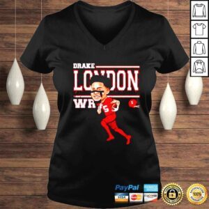 VLadies Drake London Atlanta Falcons Cartoon shirt