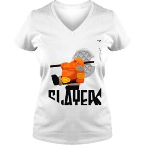 VLadies Dwarf Slayer logo shirt