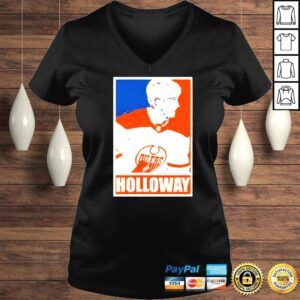 VLadies Dylan Holloway Edmonton Hockey Player shirt