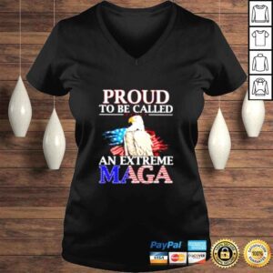 VLadies Eagle proud to be called an extreme maga shirt