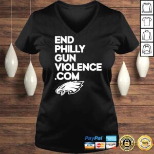 VLadies Eagles Cheerleaders End Philly Gun Violence Com Philadelphia Eagles TShirt