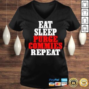 VLadies Eat Sleep Purge Commies Repeat Razorfist TShirt