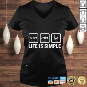 VLadies Eat ass lick clit fuck life is simple shirt