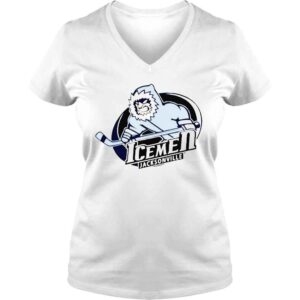 VLadies Echl Jacksonville Icemen Logo Shirt