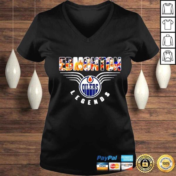 Edmonton Oilers Players Legends shirt - Image 2