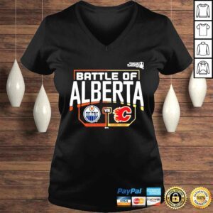 VLadies Edmonton oilers 2022 stanley cup playoffs battle of alberta shirt