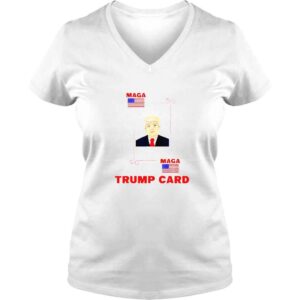 VLadies Election 2024 Ace Of Trump Card MAGA Political TShirt