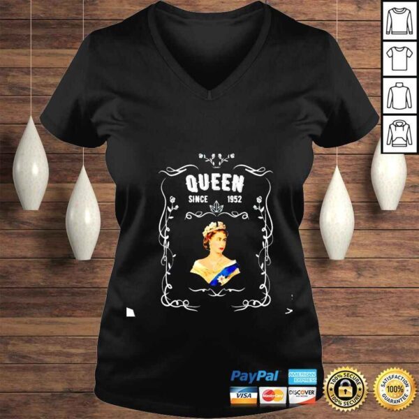 Elizabeth II Queen Legend British Crown Platinum since 1952 shirt - Image 2