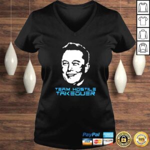 VLadies Elon Musk team hostile takeover shirt