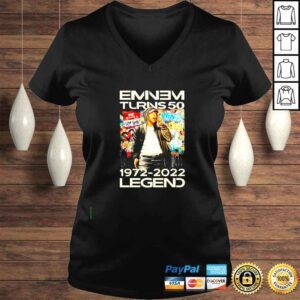 VLadies Eminem turns 50 1972 2022 Legend shirt