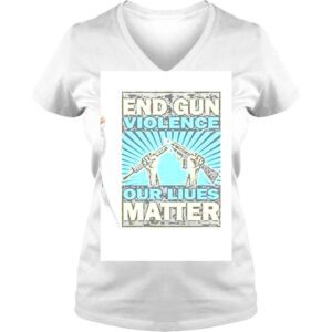 VLadies End Gun Violence Gun Control Now Pray For Texas Shirt 1