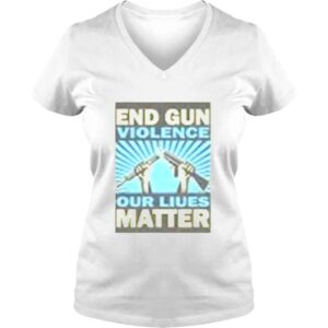 VLadies End Gun Violence Gun Control Now Pray For Texas Shirt