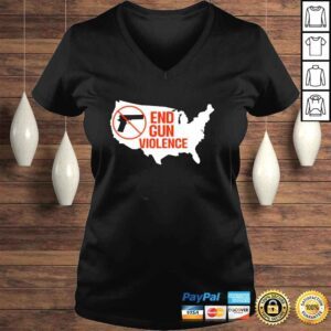 VLadies End Gun Violence Pray For Texas School Shooting Tee Shirt