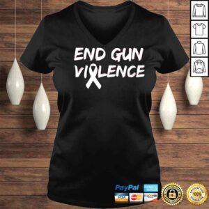 VLadies End Gun Violence Ribbon Shirt