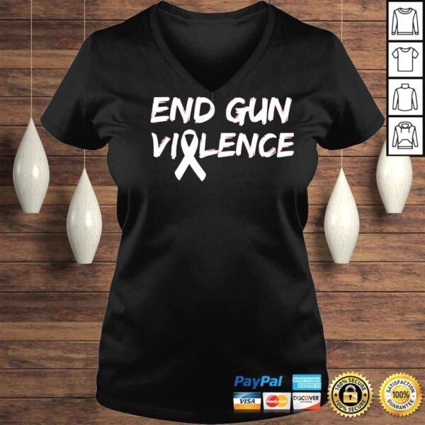 End Gun Violence Ribbon Shirt - Image 2