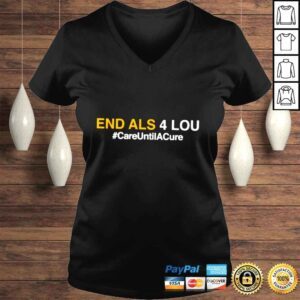 VLadies End als 4 lou care until cure shirt