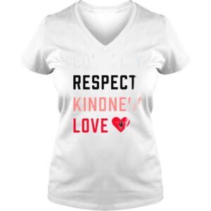 VLadies Equality Respect Kindness love Texas Tech Red Raiders shirt