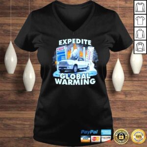 VLadies Expedite Global Warming shirt