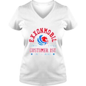 VLadies ExxonMobil Customer 1st family of companies shirt