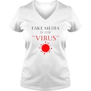 VLadies Fake Media Is The Virus Shirt