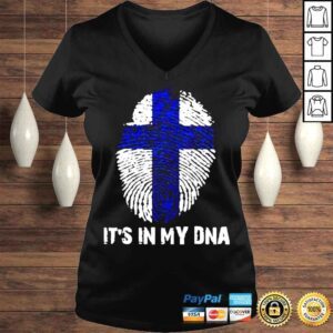 VLadies Finland Its In My Dna Shirt