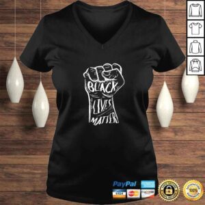 VLadies Fist Black Lives Matter TShirt