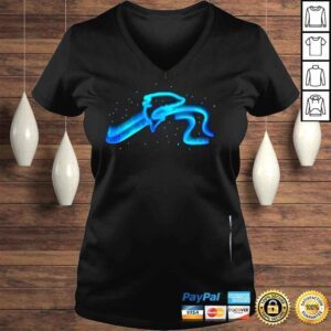 VLadies Foolish merch aurora shark lights shirt