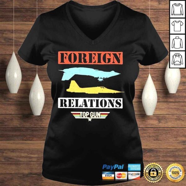 Foreign relations top gun shirt - Image 2