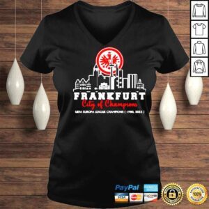 VLadies Frankfurt city of champions UEFA Europa league champions shirt