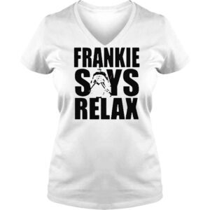 VLadies Frankie Says Relax Goalie Shirt