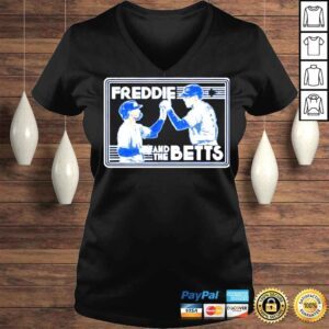 VLadies Freddie Freeman And Mookie Betts Freddie And The Betts TShirt