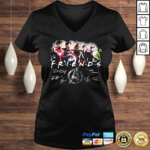 VLadies Friend Marvel Avengers 2022 Tv Show Signatures Shirt