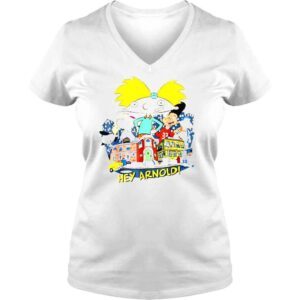 VLadies Friends Logo Neighborhood Retro T Hey Arnold TShirt