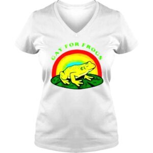 VLadies Gay For Frogs shirt