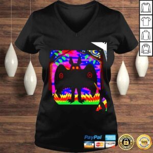 VLadies Gay Pride Mothman art shirt