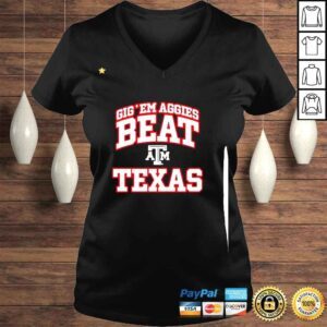 VLadies Gigem Aggies Beat Texas Shirt