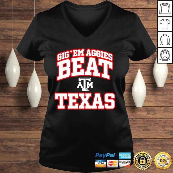 Gigem aggies beat Texas kyle umlang shirt - Image 2