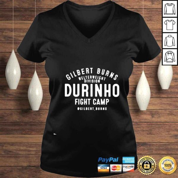 Gilbert burns durinho fight camp shirt - Image 2