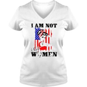 VLadies Girl strong Trump I am not most women shirt