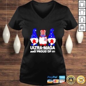 VLadies Gnomes ultra maga and proud of it 4th of July shirt