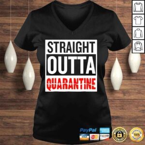 VLadies Go all out straight outta quarantine covid 2022 shirt