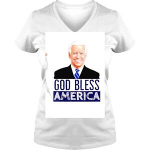 VLadies God Bless America Joe Biden President shirt