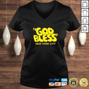 VLadies God Bless New York City shirt