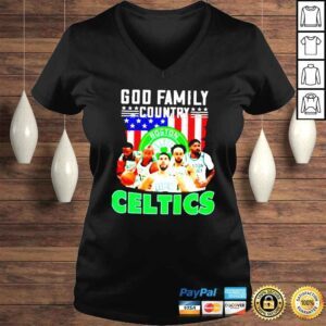 VLadies God family country Celtics shirt